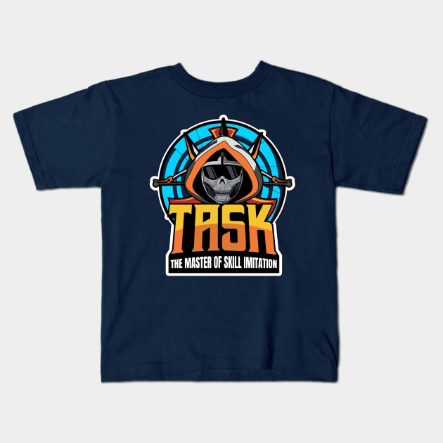 TASK The Master Of Skill Imitation Kids T-Shirt by DeepDiveThreads